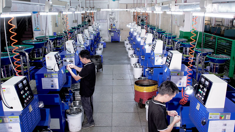 CNC production line for custom machined parts