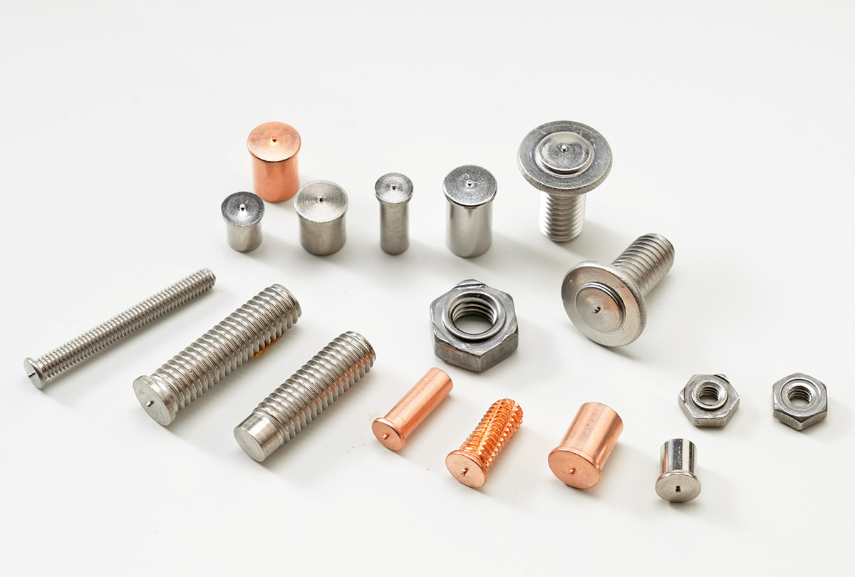 Weld fasteners and metal hardware